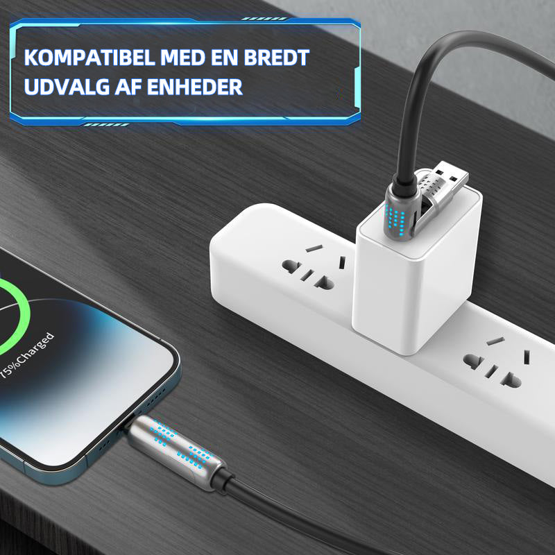 240W 4-i-1 USB-C hurtigopladningskabel