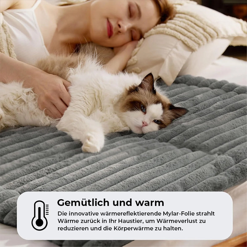 Selbstwärmende Thermobettmatte für Haustiere