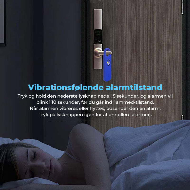 Nøglering til personlig sikkerhedsalarm