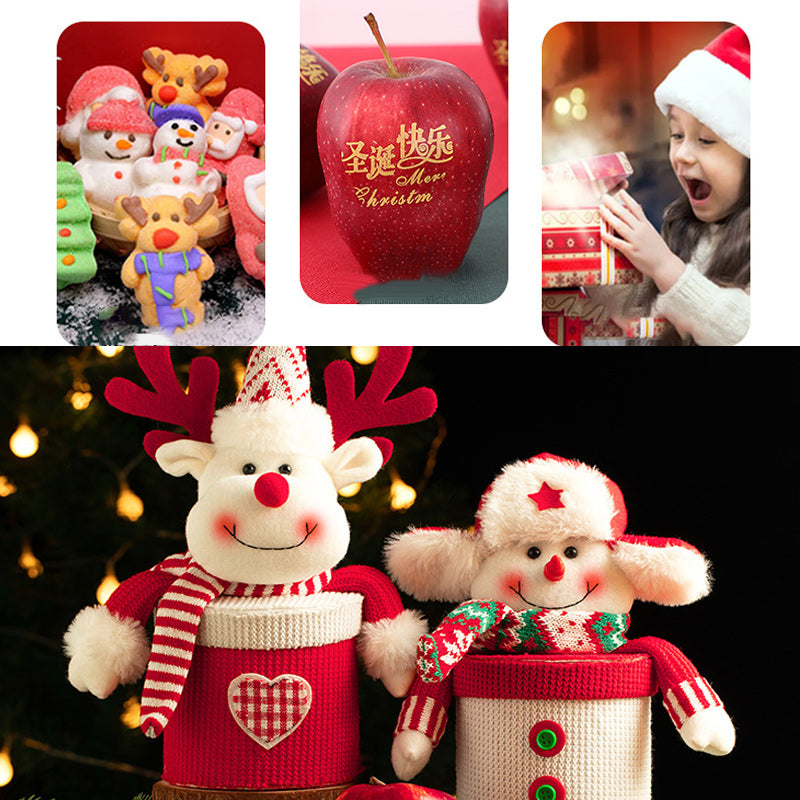 Weihnachts-Apfelbonbons-Geschenkbox