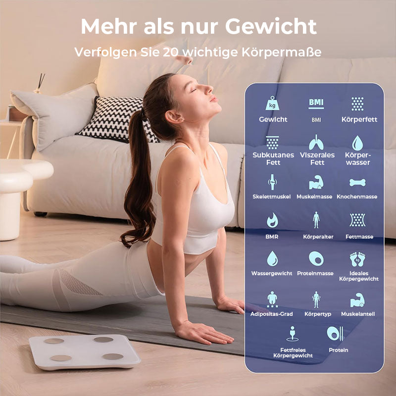 Intelligente Körperfettwaage