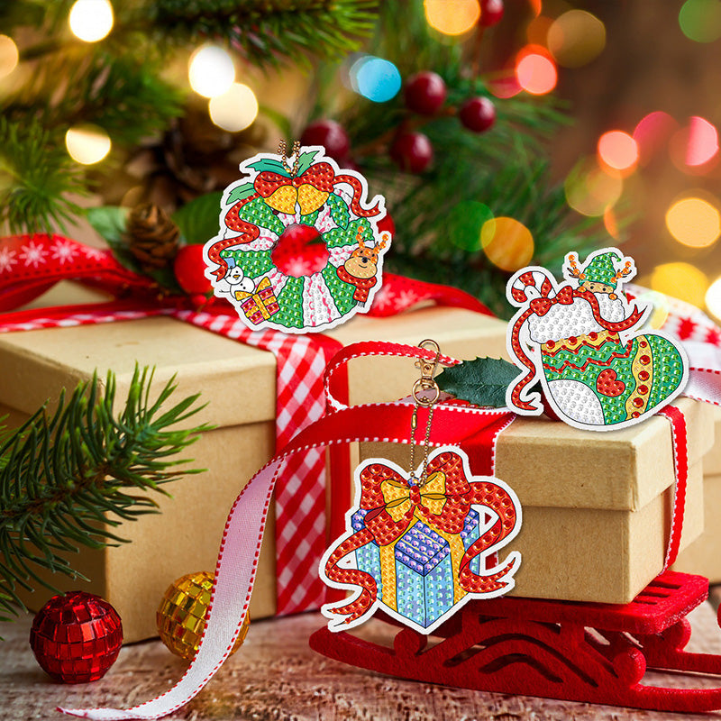 Weihnachts-Malaufkleber-Set