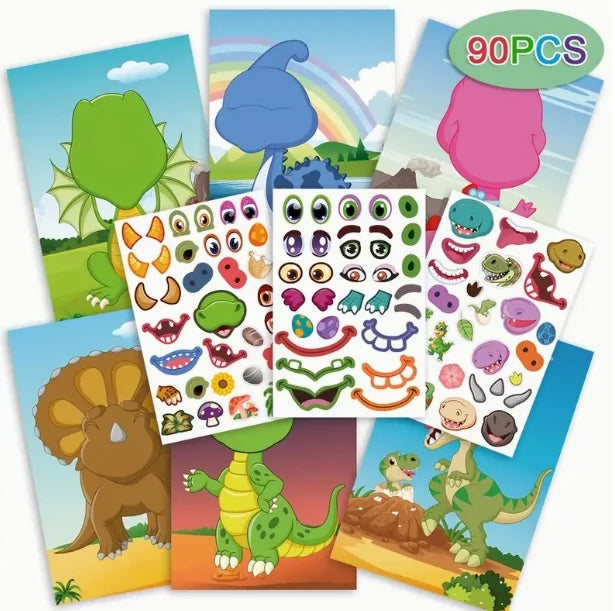 Kleinkind-Stickerbuch für Jungen und Mädchen