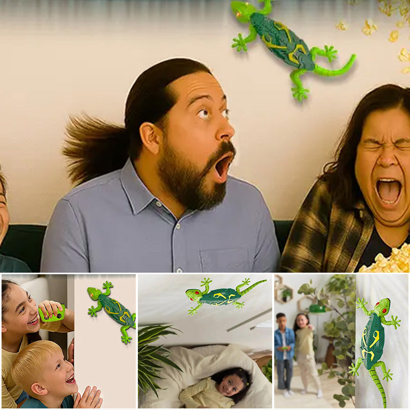 Elektrisches Eidechsenspielzeug mit leuchtenden LED-Augen