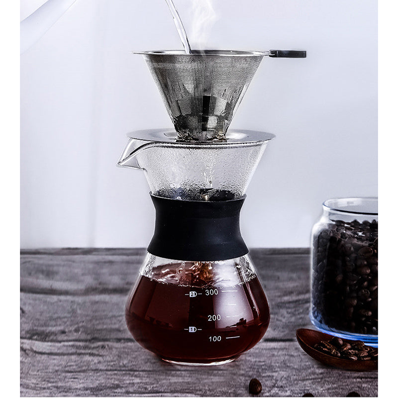 Edelstahl-Kaffeefilter zum Übergießen für Einmachgläser