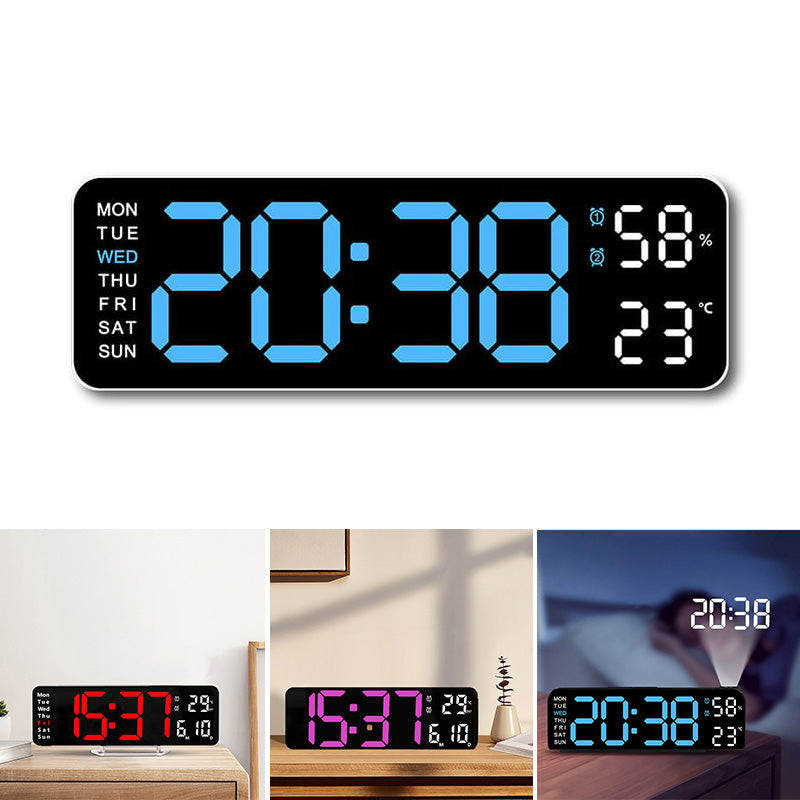 Verbesserte digitale Wanduhr mit großem Display
