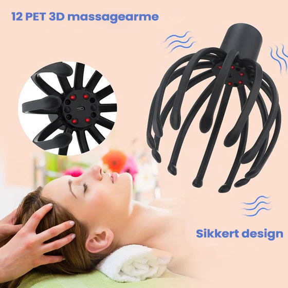 Blæksprutte hovedmassager