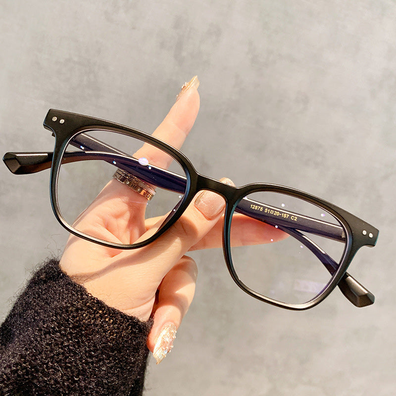 Anti-Blaulicht-Brille mit quadratischem Rahmen