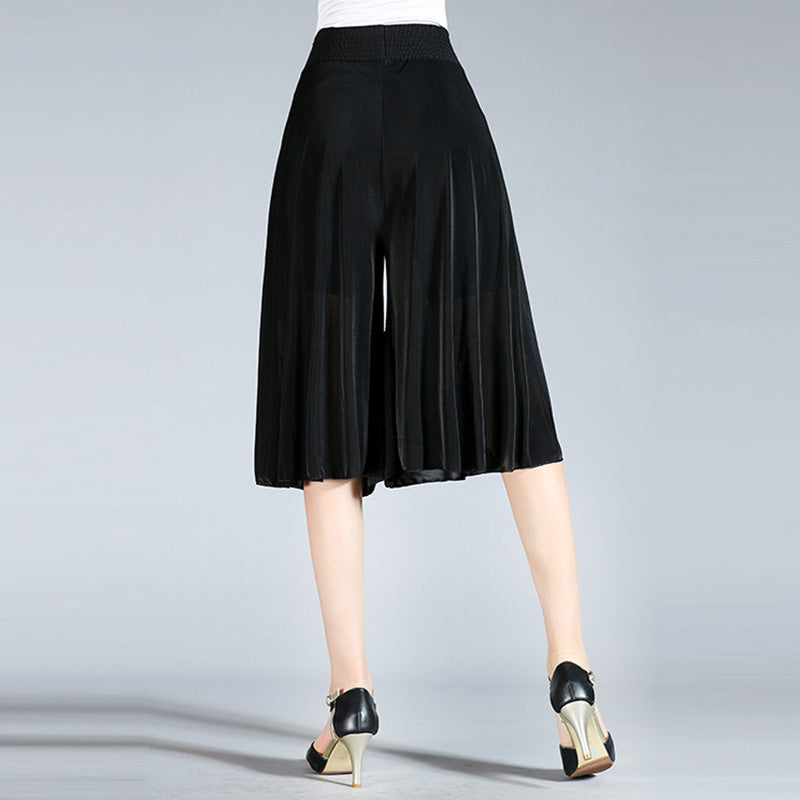 Damen Vintage-Stil weitem Bein Culottes
