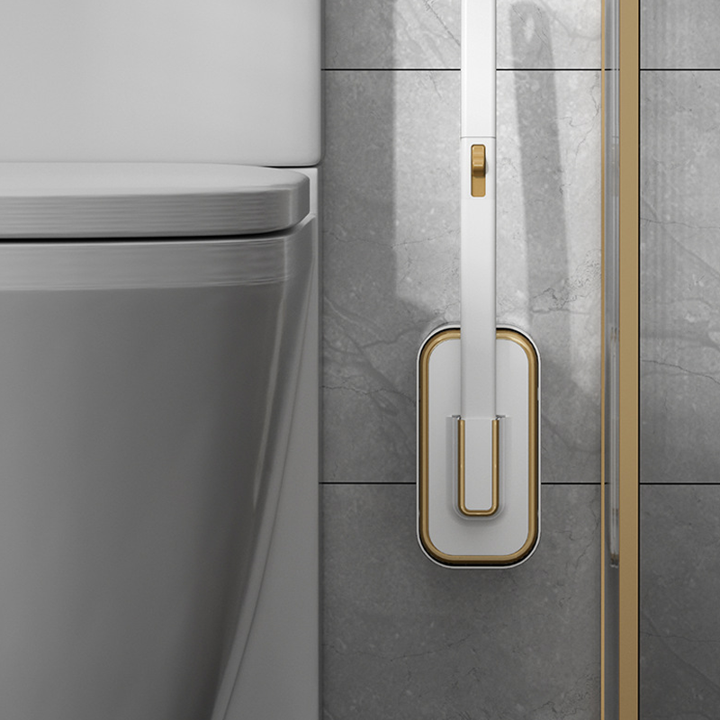 Wandmontiertes Toilettenbürstenset