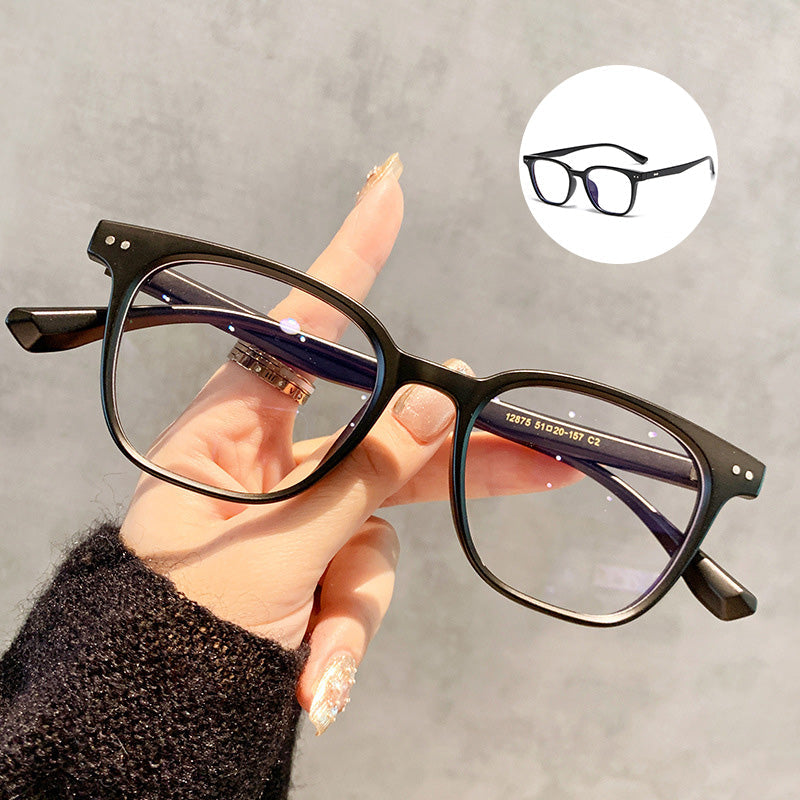 Anti-Blaulicht-Brille mit quadratischem Rahmen