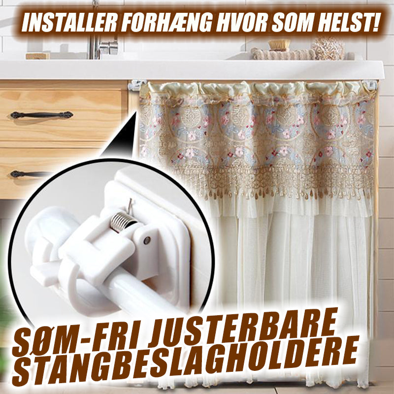 Sømløse justerbare stangbeslag
