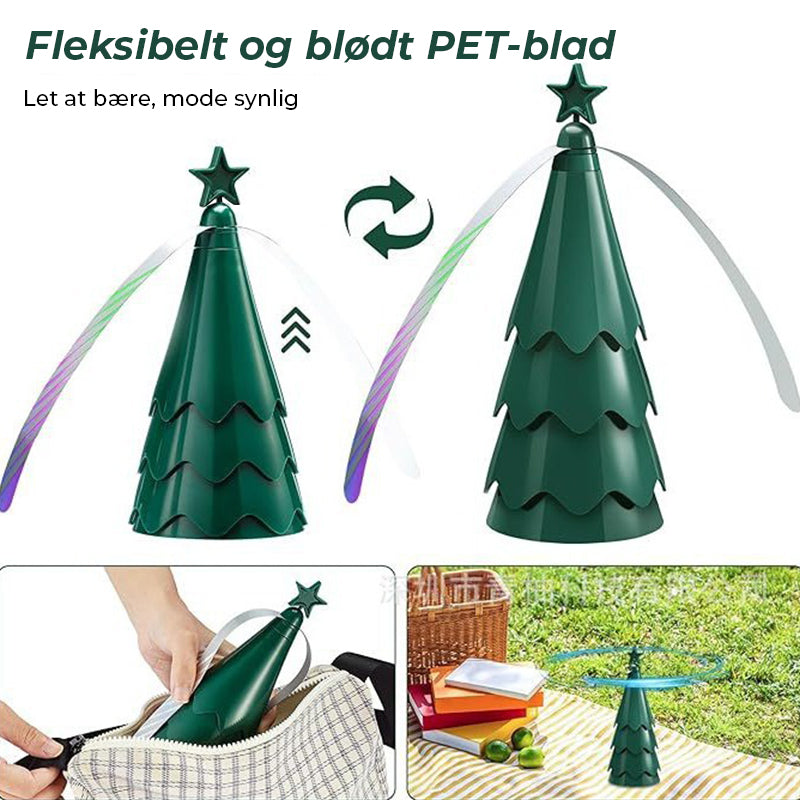 Afvisende blæser med holografiske blade holder fluer væk