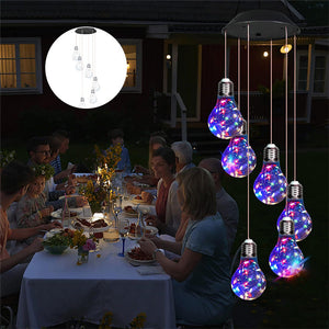 Solarbetriebenes LED-Windspiellicht