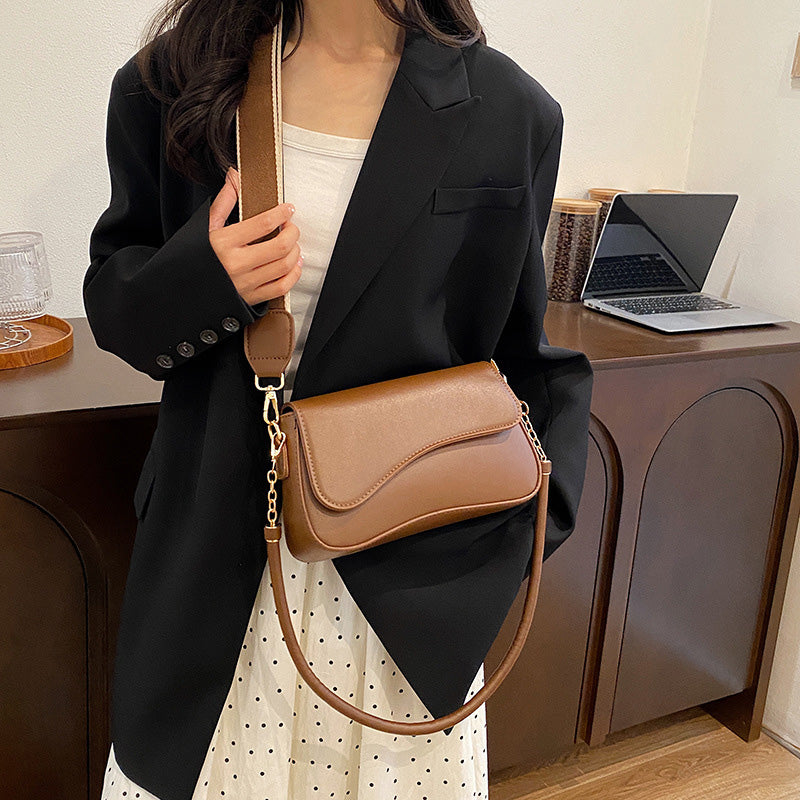 Modische Retro-Umhängetasche für Damen