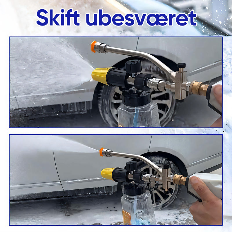 Skumkanon dobbeltstik tilbehør