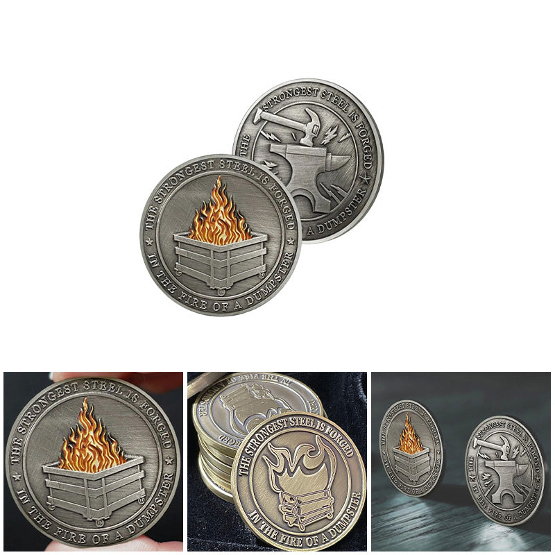 Dumpster Fire Challenge mønt