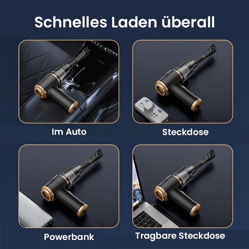 Tragbarer Handstaubsauger fürs Auto