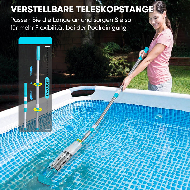EU-Standard - 3-in-1-Akku-Schwimmbadstaubsauger mit leistungsstarkem Motor