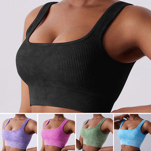 Kurzes Tanktop mit eckigem Ausschnitt
