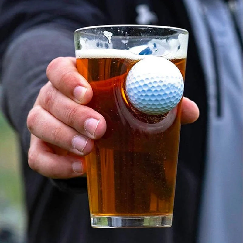 Golfball-Bierglas