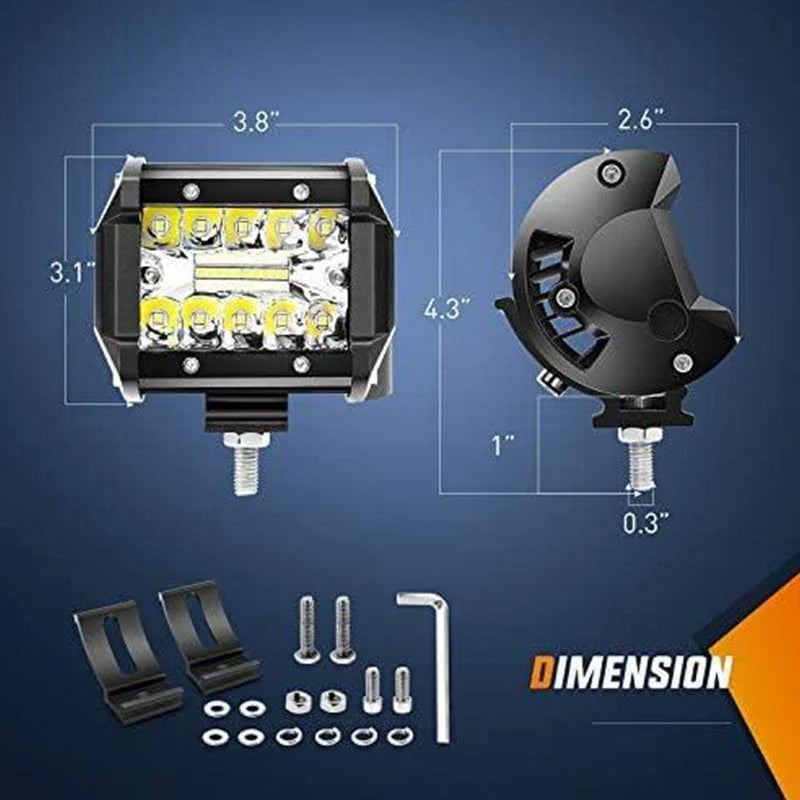 LED-Arbeitsscheinwerfer-Set fürs Auto