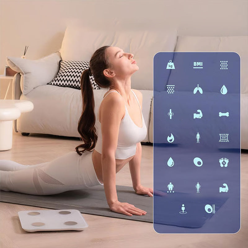 Intelligente Körperfettwaage