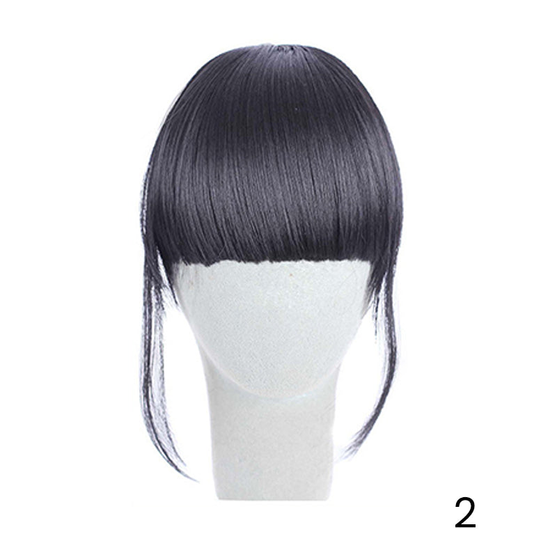 Sømløs 3D Clip-In Bangs hårforlængelse