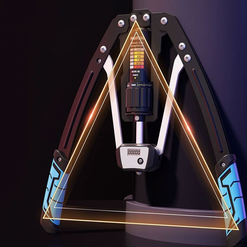 Einstellbarer hydraulischer Armkrafttrainer (mit LED-Zähler)