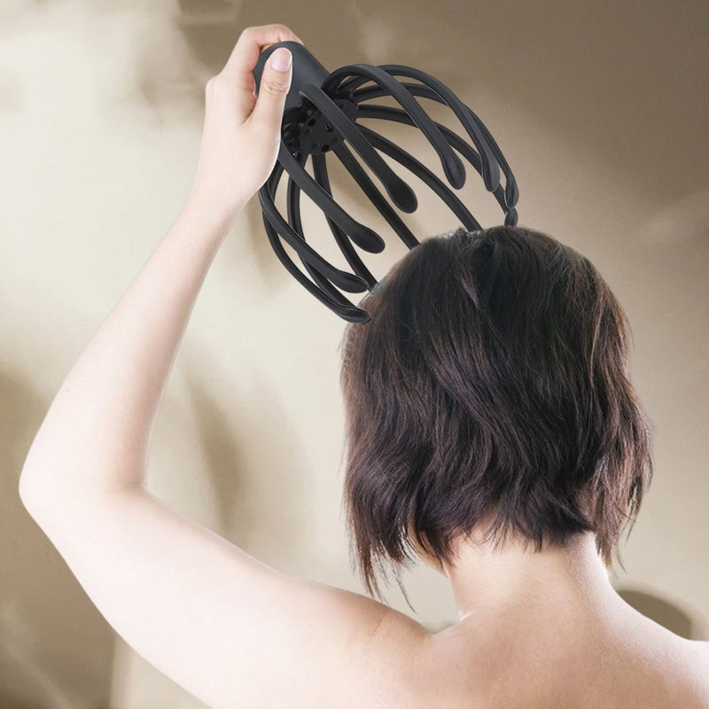 Blæksprutte hovedmassager