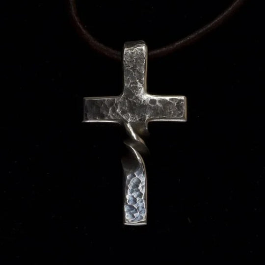 Vintage-Kreuz-Halskette