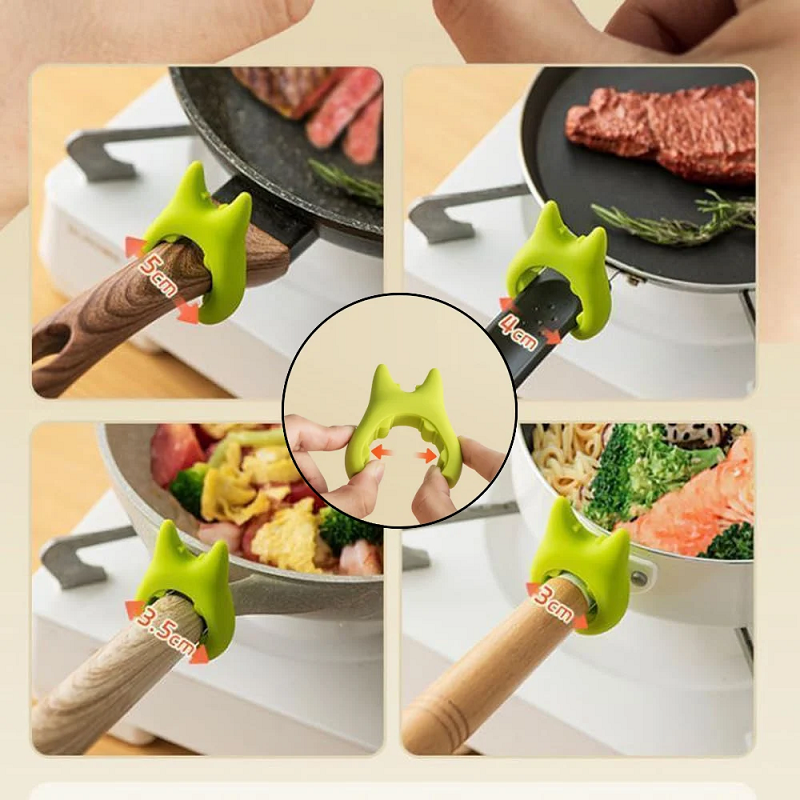 Silikone Pot Clip Ske Rest