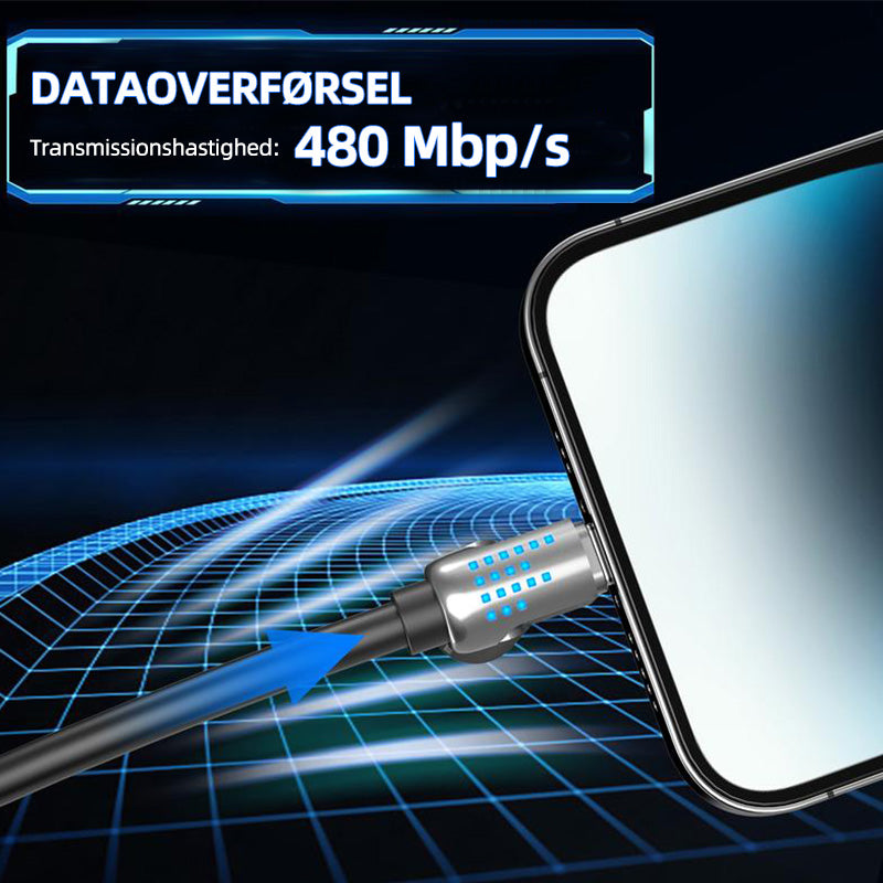 240W 4-i-1 USB-C hurtigopladningskabel