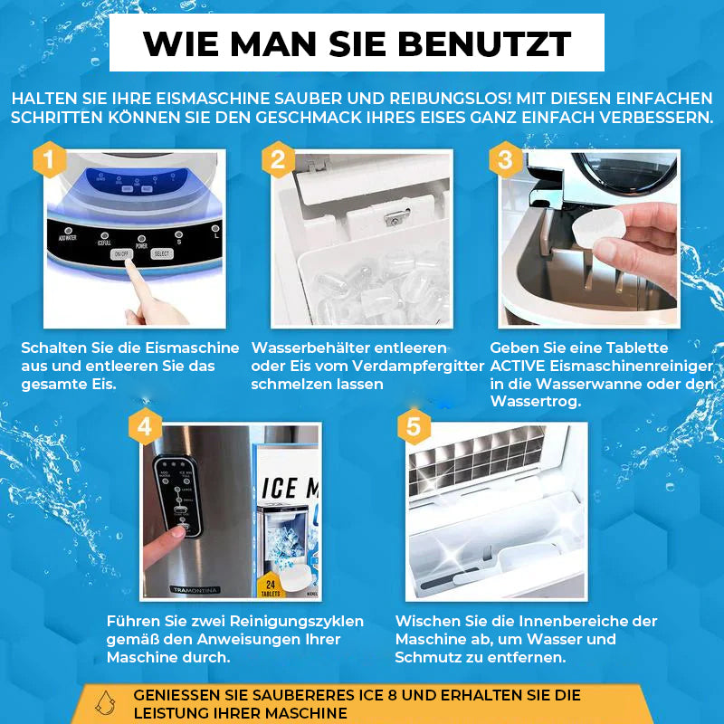 Praktischer Eismaschinenreiniger