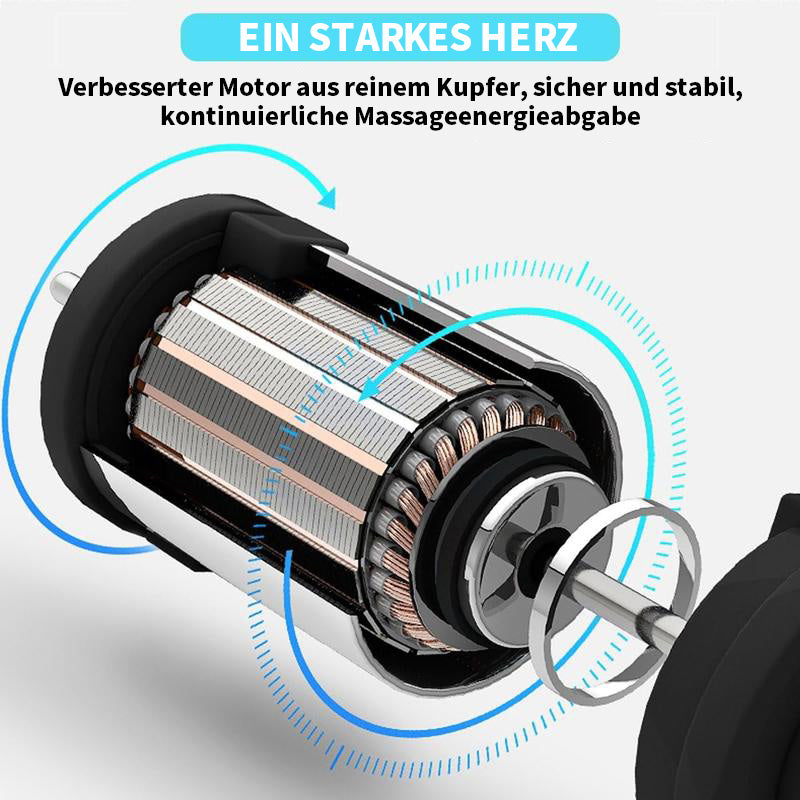 Schultermassagegerät mit Rotlichtheizung und Knetfunktion