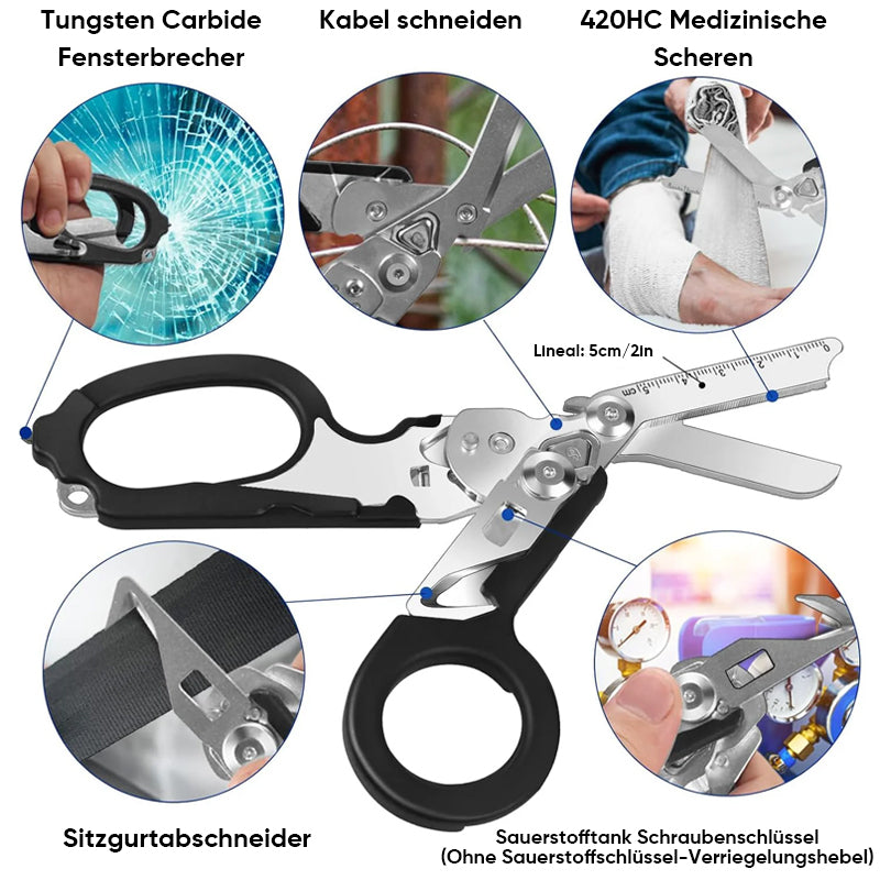 6-in-1-Multifunktionsschere für Traumata