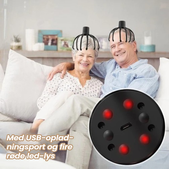 Blæksprutte hovedmassager
