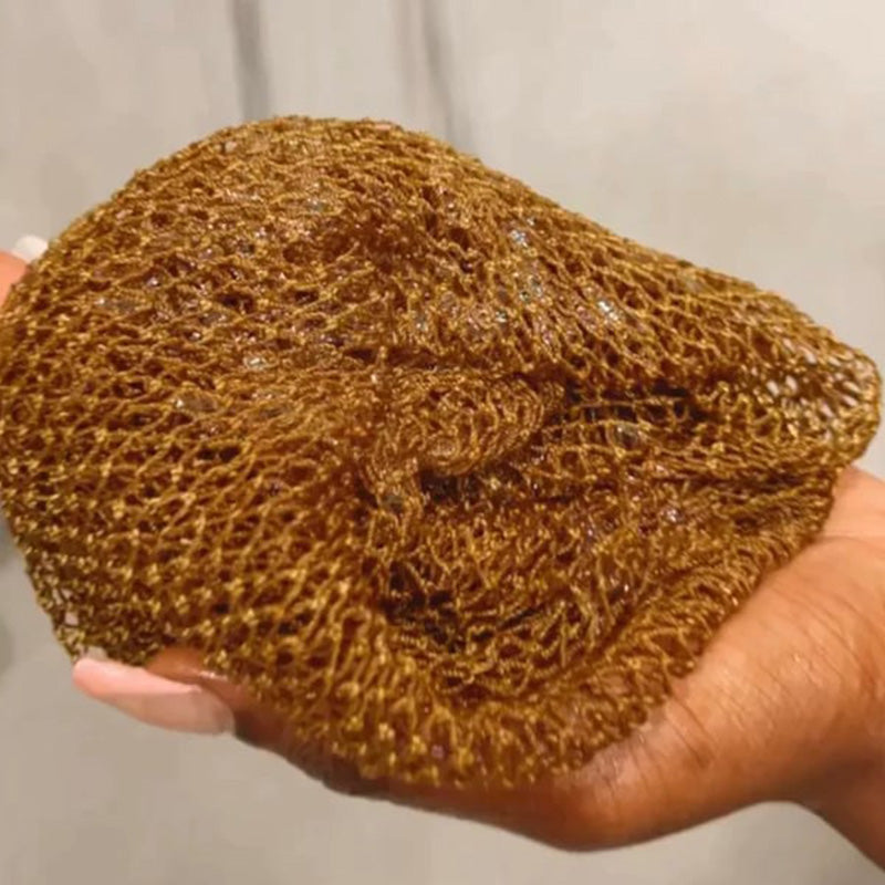 Nylon eksfolierende net