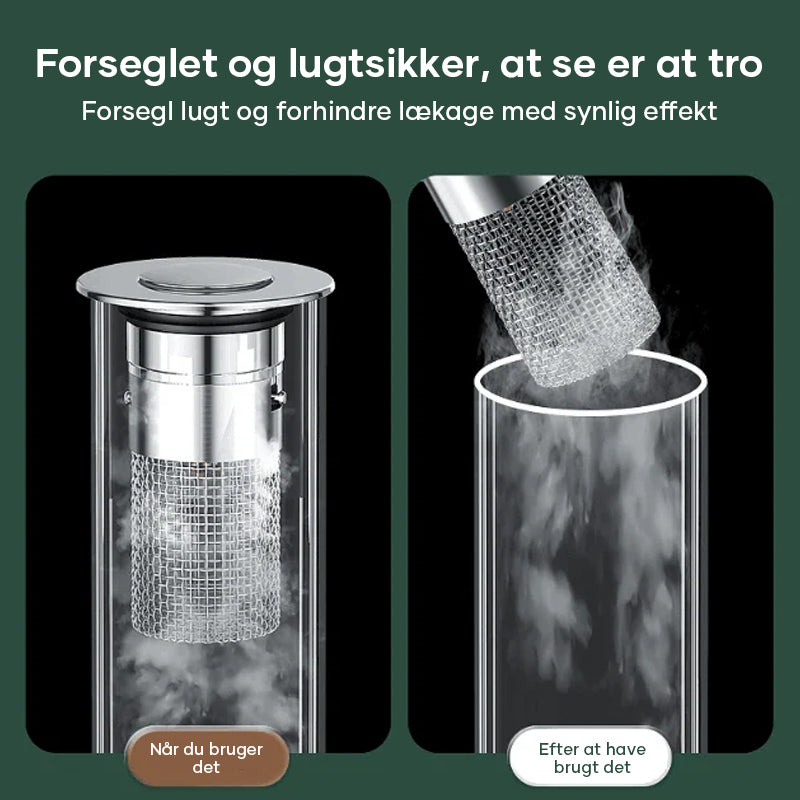 Gulvafløbsfilter i rustfrit stål