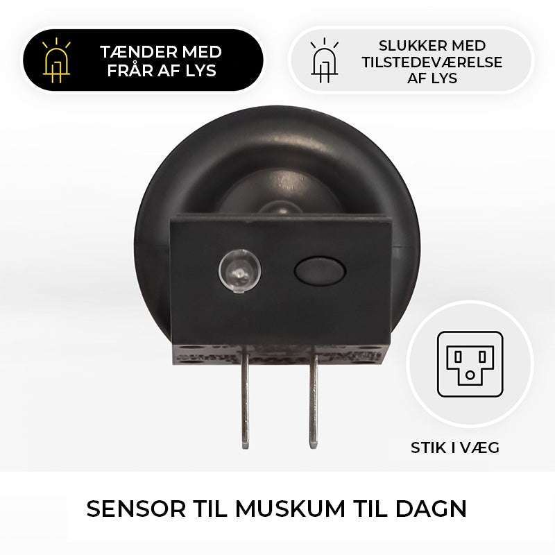Flammeløst stearinlys til natten