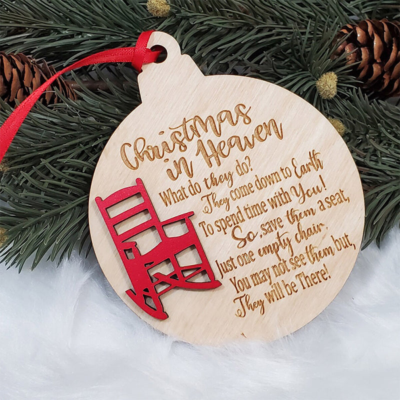 Himmlischer Stuhl Weihnachten Memorial Charme
