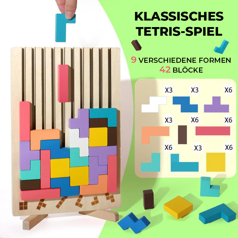 Stapelpuzzle-Spielzeug aus Holz