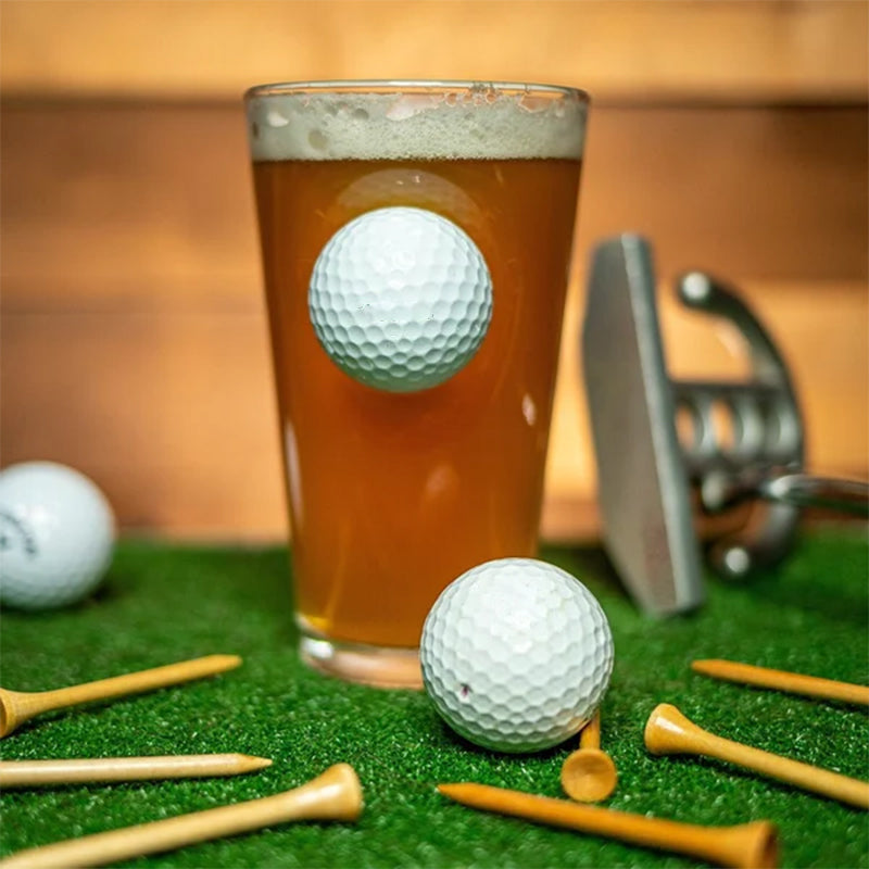 Golfball-Bierglas