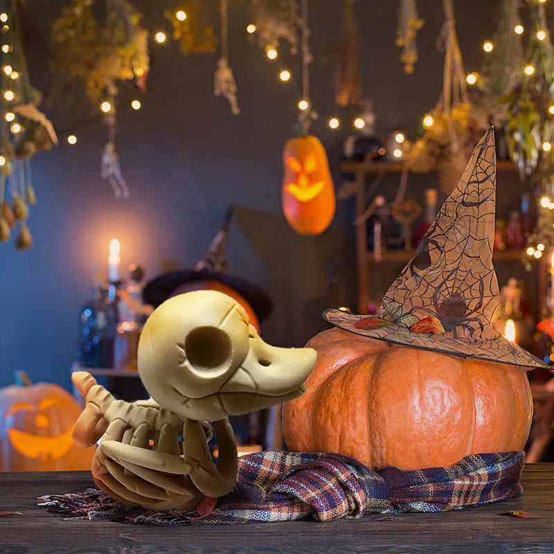 Halloween Skelett-Ente Dekoration