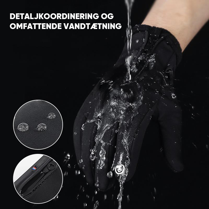 Vinter touchscreen vindafvisende handsker