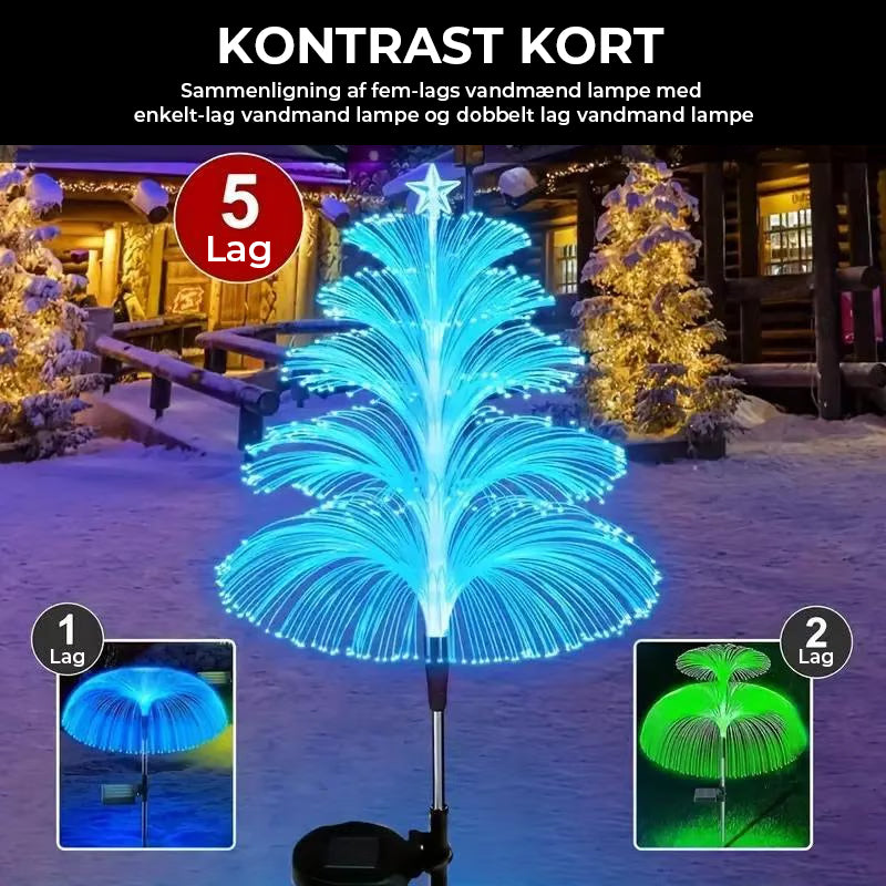 Solar vandmænd havepæl lys