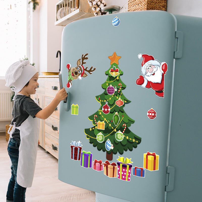 Magnetiske klistermærker med juletema