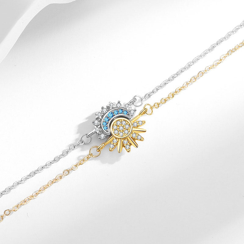 Sonne-Mond-Armband-Set