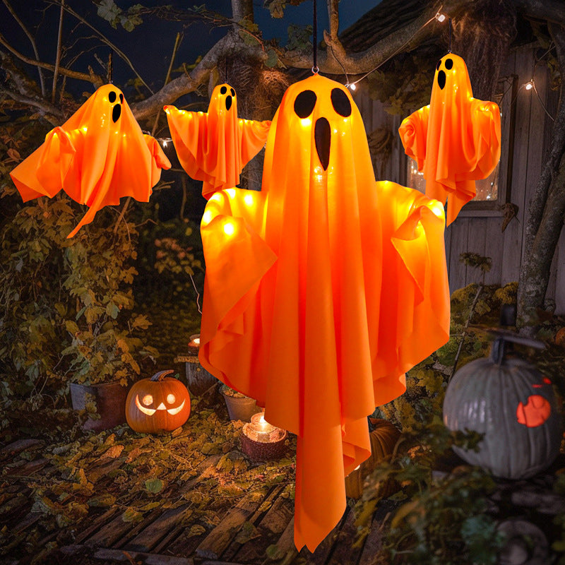 Leuchtender Halloween-Geister-Kronleuchter