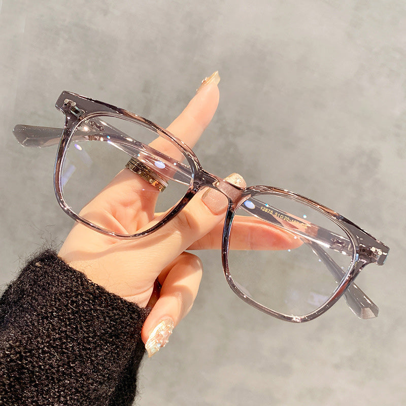Anti-Blaulicht-Brille mit quadratischem Rahmen